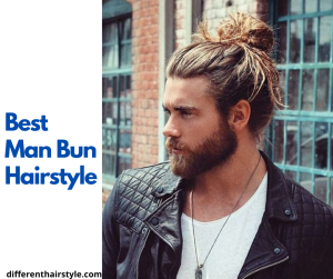 man bun hairstyle