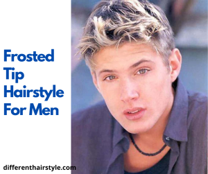 frosted tip hairstyle for men